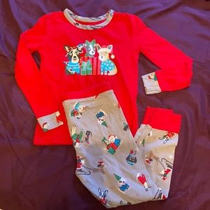Jingles & joy | pajamas set | Christmas print | unisex | 4T